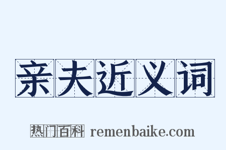 亲夫近义词是什么意思的图片